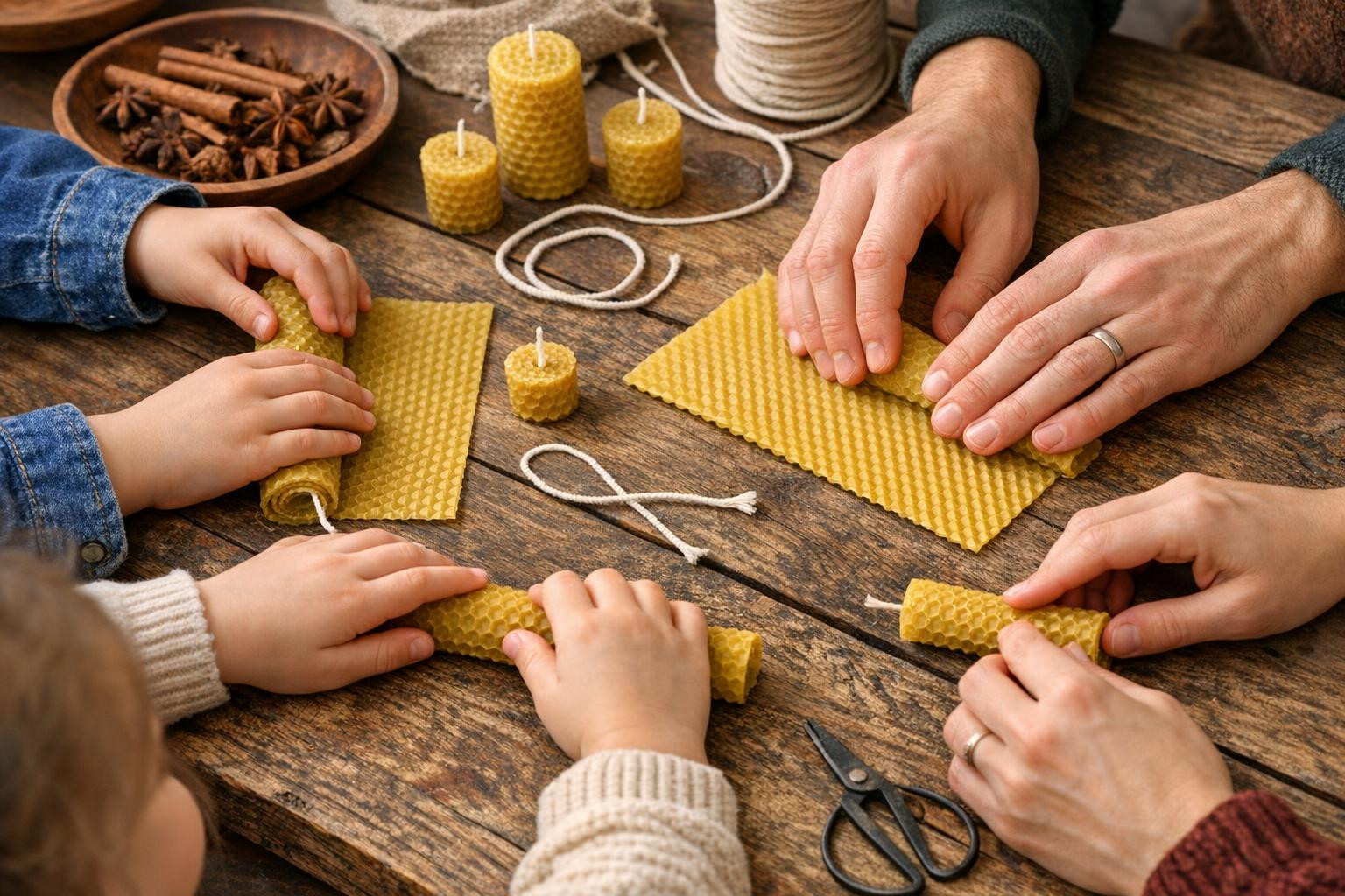 Tee-issu candle kits  combine creativity and practicality in a simple and secure way. The kits contain all necessary materials, clear instructions and safety ad