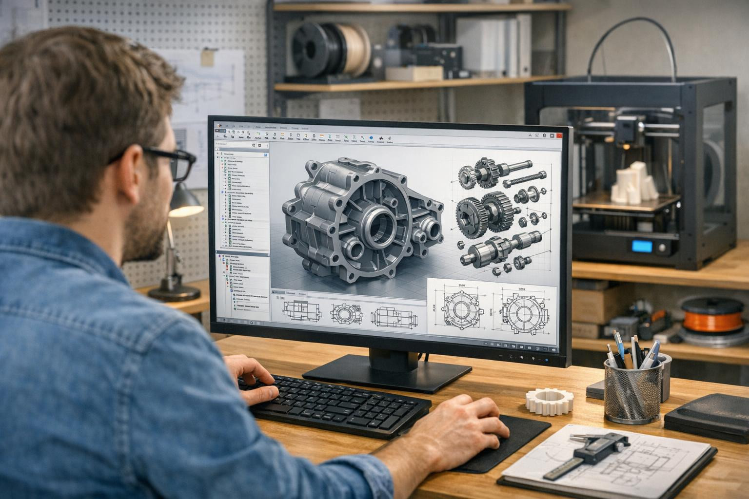 The creation of 3D files ensures 3D models practised from ideas ...