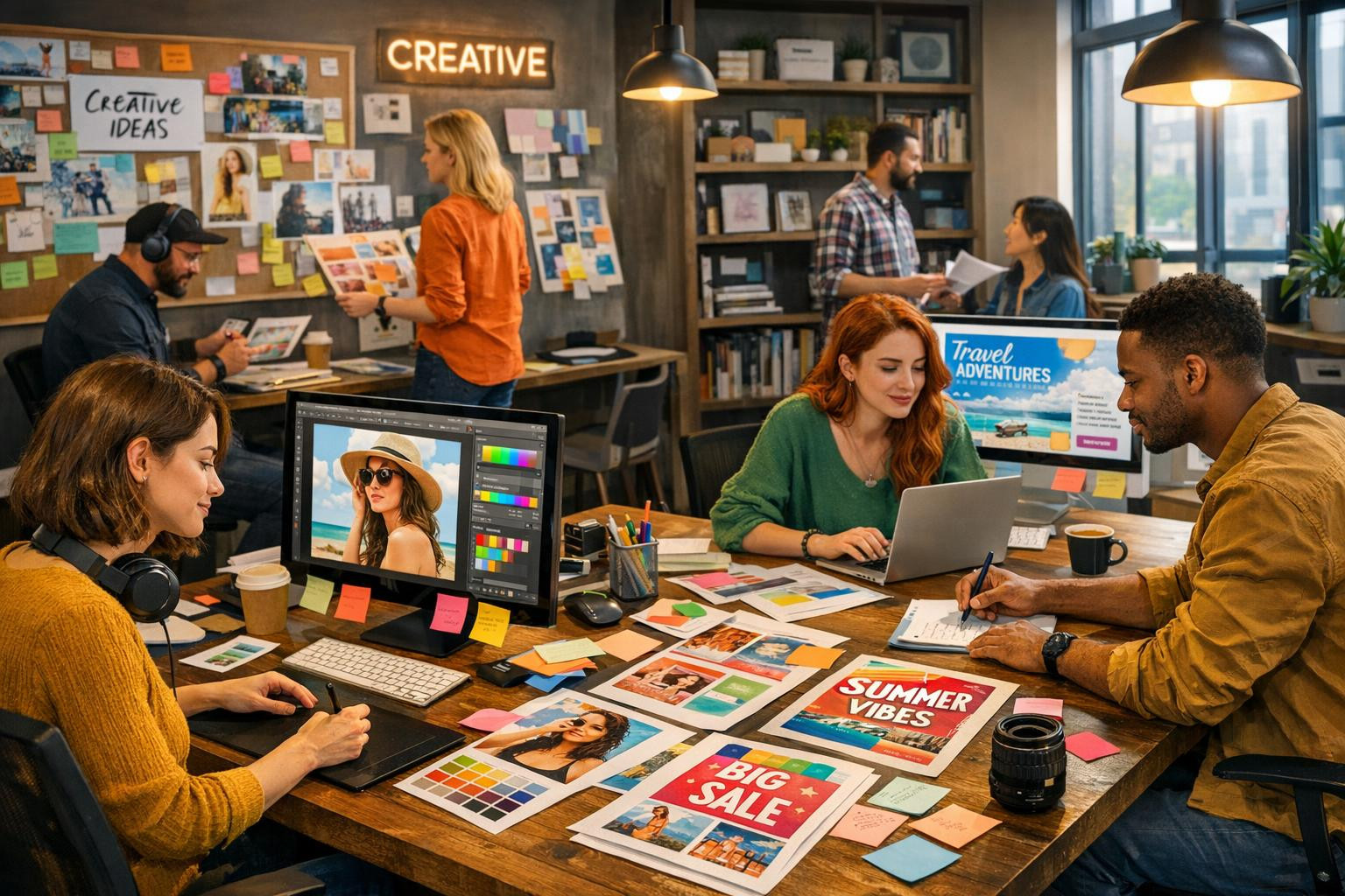 The modern brand needs a clear face and a striking message.  We write conversion-oriented advertising texts and design visuals that attract attention and increa