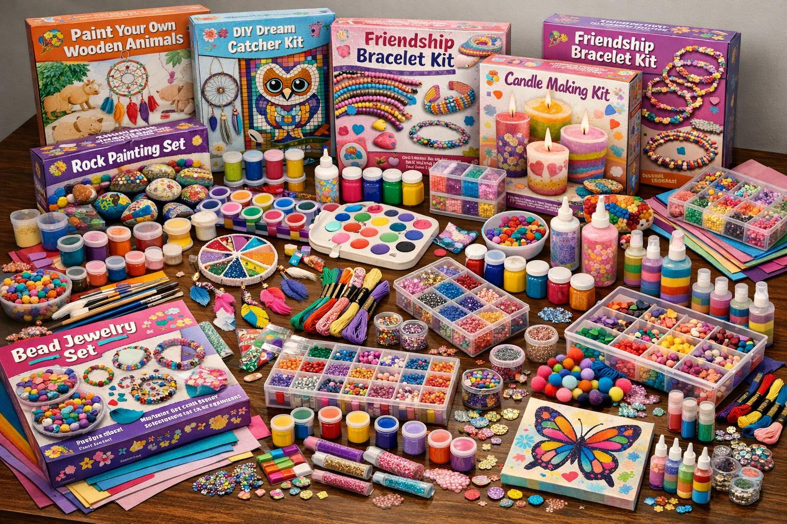 Discover the pleasure of creating: Creativity kits that motivate and guide     Nature kits  combine carefully selected   handicrafts ,  pearl tools  and  pearl 