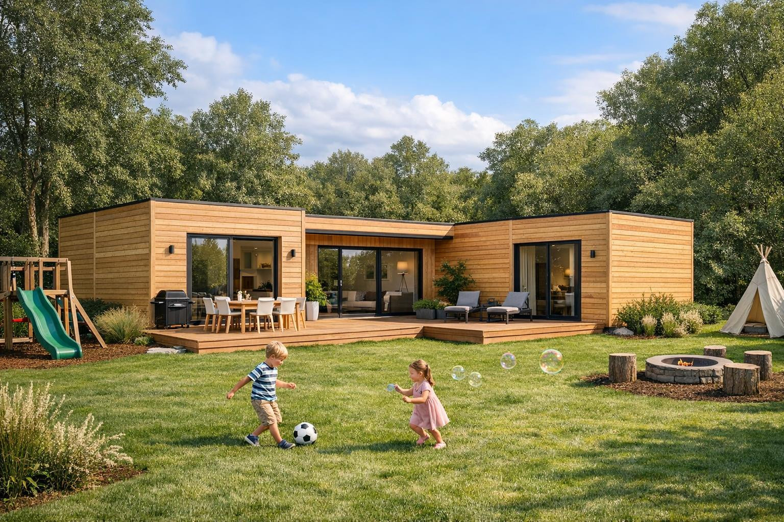 What are cross glued wooden cellular and modular houses?    Cross glued wood  (CLT) is a modern construction material with ready-made solutions that are suitabl