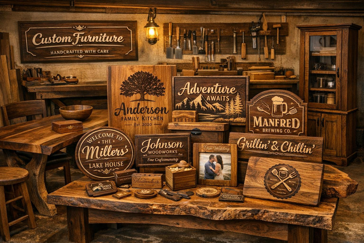 Personal timber products combining endurance and aesthetics   < Adapted timber products  offer a solution for those looking for unique custom furniture, prec