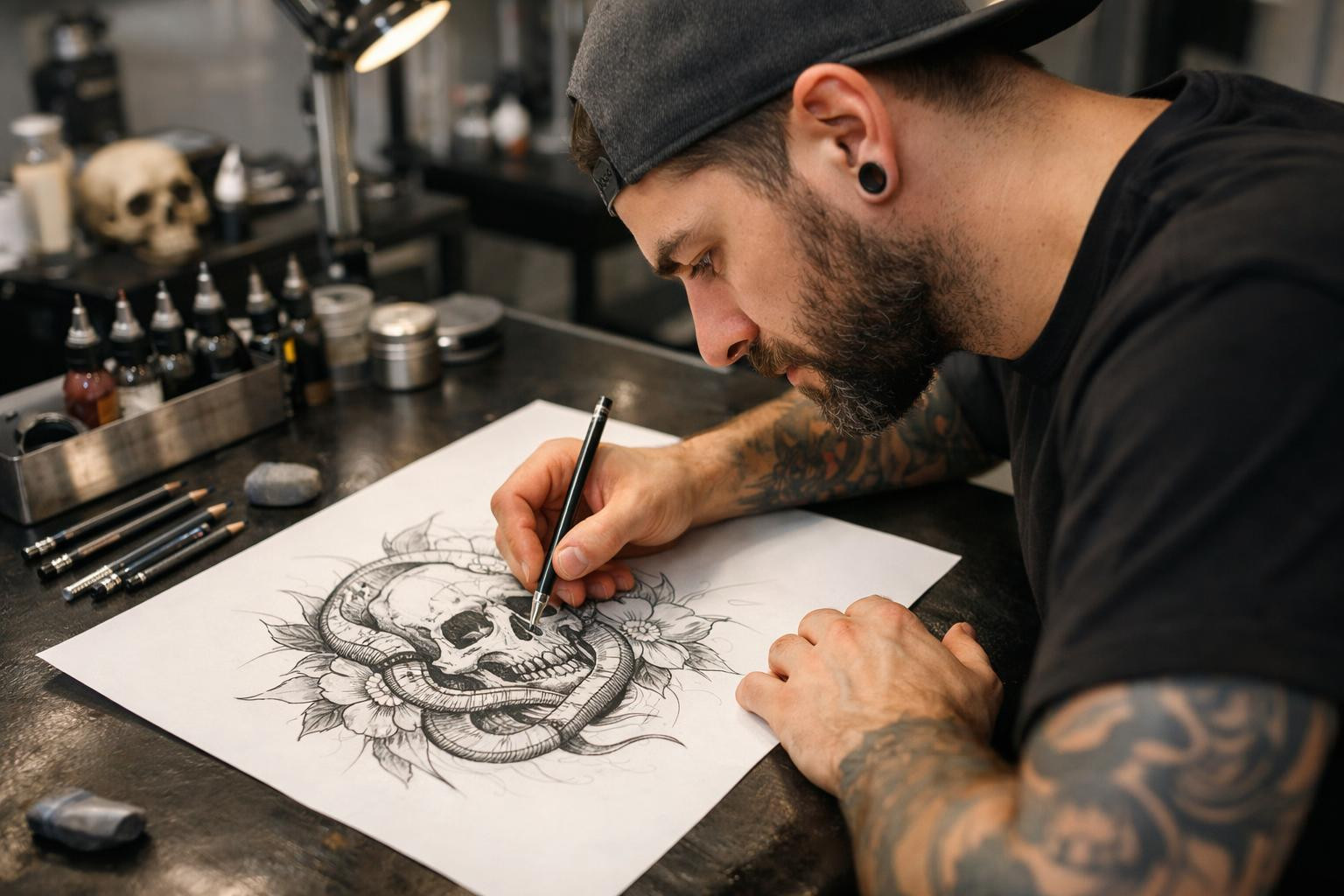 Adapted tattoo design that speaks your story    Adapted tattoos  combine personal meaning and professional aesthetics: each design is born in collaboration with