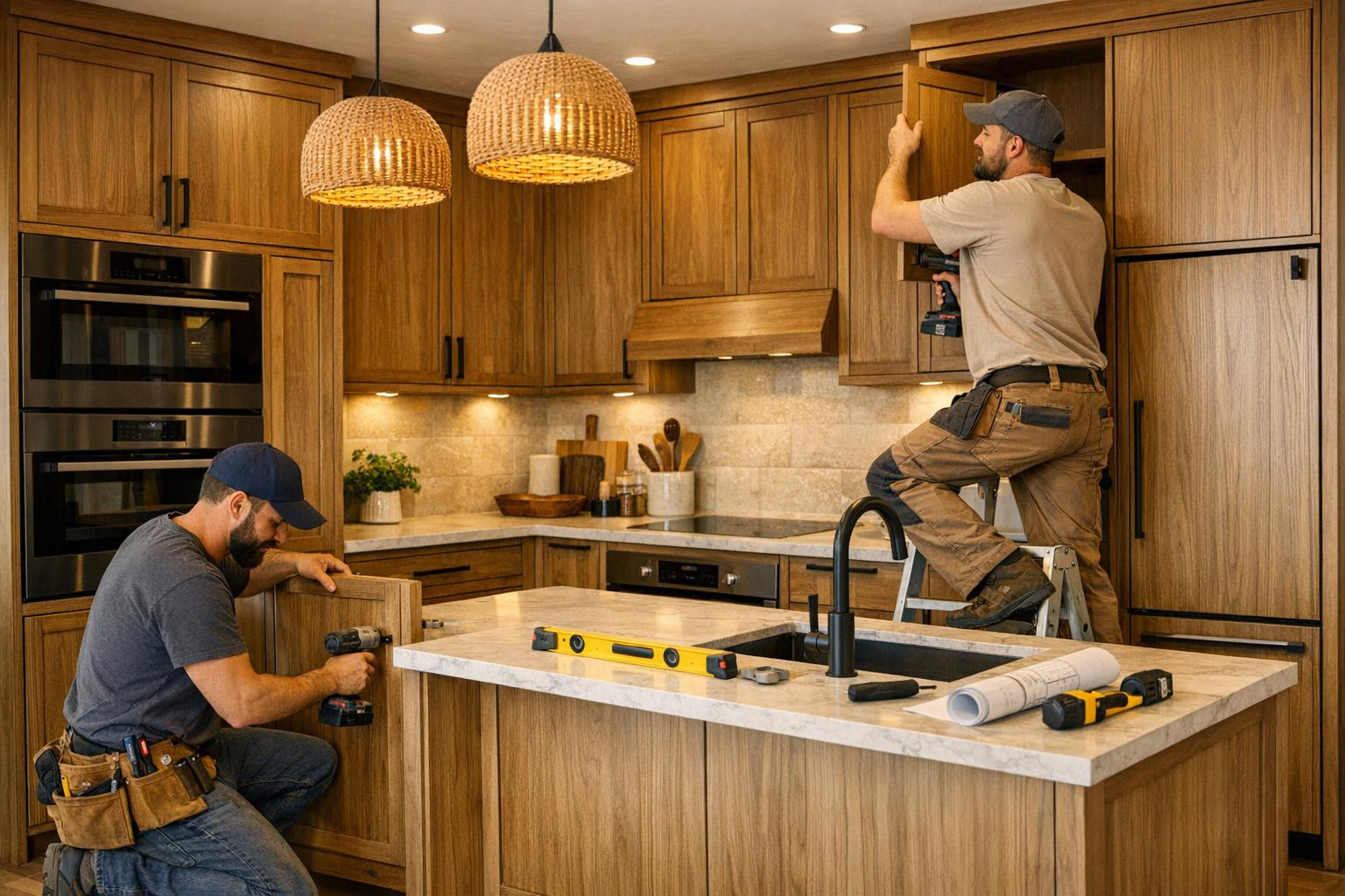 Adapted kitchens that fit exactly with your lifestyle and room   Special order kitchen furniture creates a system in the room where every centimetre works for y