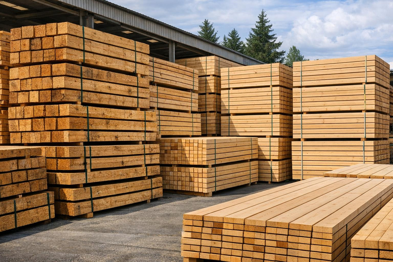 Sliced and planed construction wood  offers a ready-made solution for both cask construction and interior finishing: precise standard dimensions, uniform hob su