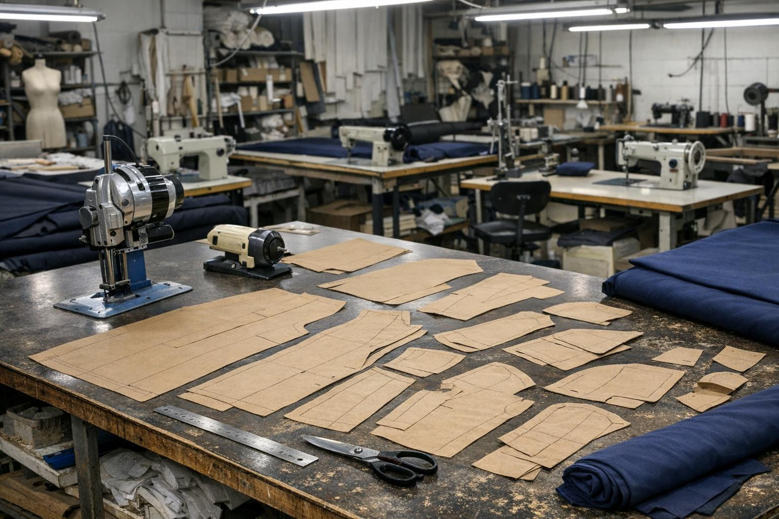 The cutting-sewing service offers a full solution from the production ...