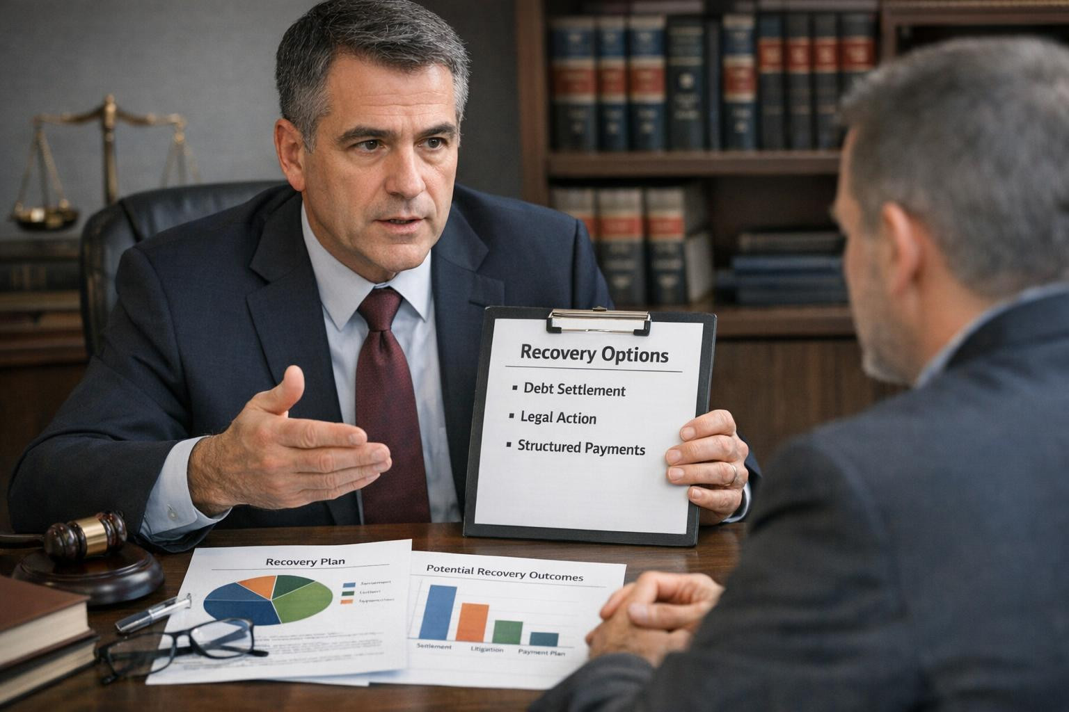 What is the offer and how it works      Debt recovery  focuses on the rapid, legal and effective settlement of claims - from the agreement and enforcement proce