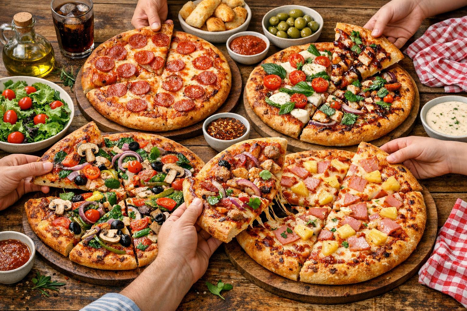 A delicious selection suitable for every moment  Discover a wide and carefully compiled selection of pizza and special pizza that offers something for everyone 