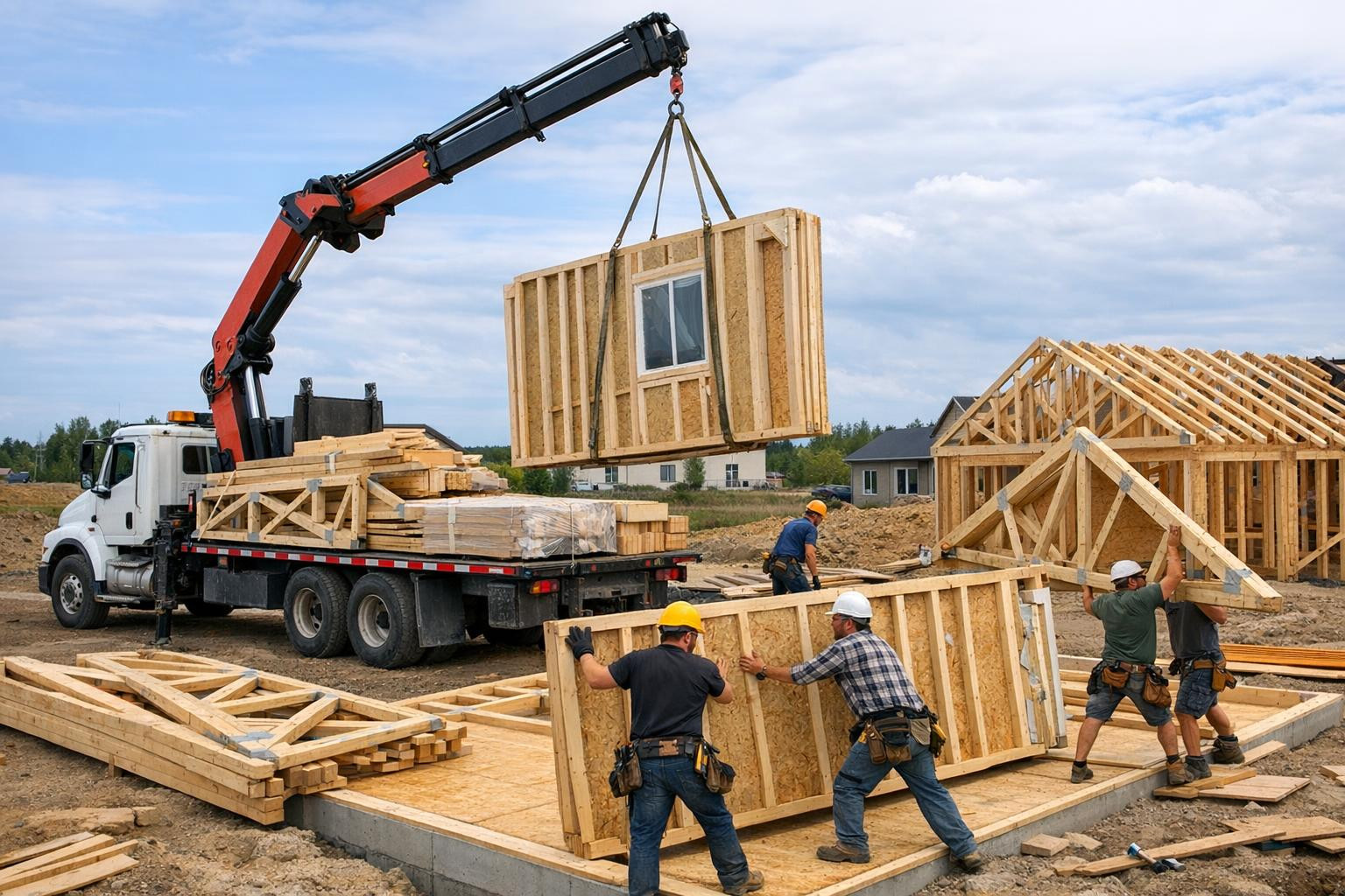 A full supply and installation service   provides a project-based solution where transport, logistics and assembly work is coordinated from one point to the com