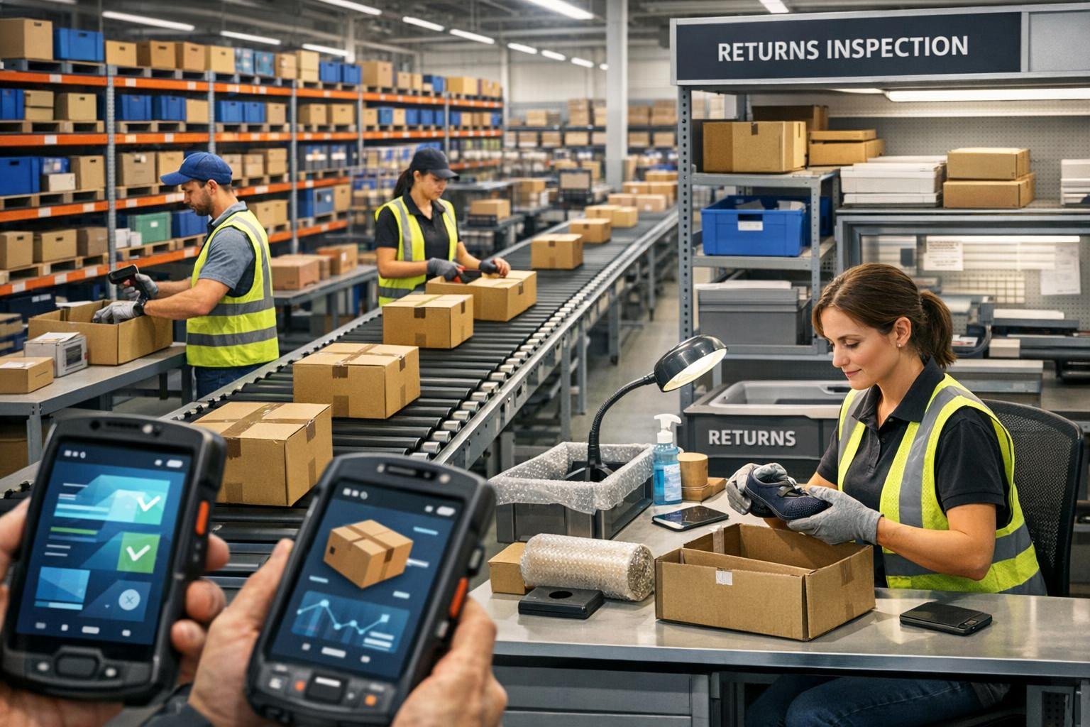 What is the execution of orders and why it counts    < The execution of orders   connects the reception, storage and return process to a smooth and measurabl