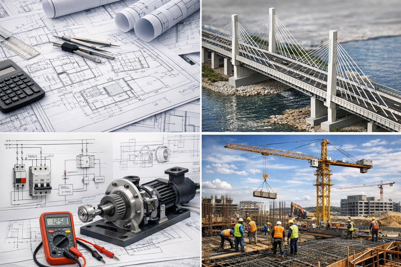 A comprehensive approach to complex construction projects    < Projection and engineering services  connect architecture, design of structures,  MEP design (