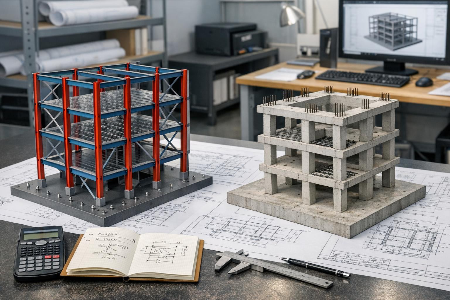 Designing   combines engineering accuracy and production capability to ensure the safety, durability and cost-effectiveness of structures. The process includes 