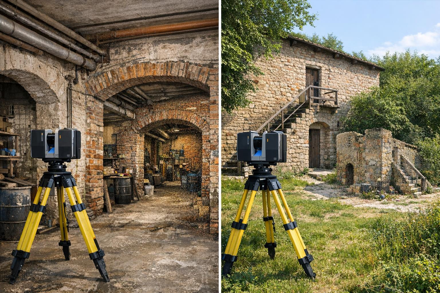 Detail scanning  provides accurate measurements and a modern geometric overview that makes complex building and landscape solutions easy to understand. The serv