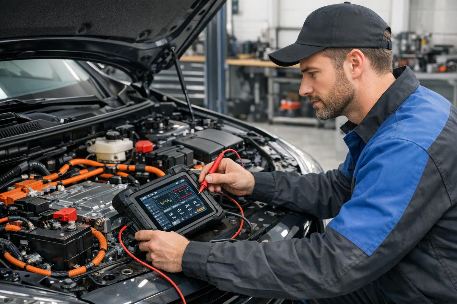 Critical overview for rapid recovery    < Vehicle diagnostics   and electronic fault code reading enable early and hidden problems to be identified before th