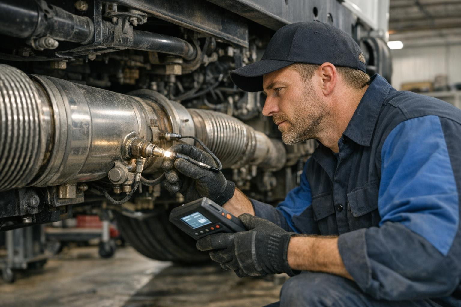 Full exhaust system diagnostics and repair helps to keep the fleet ...