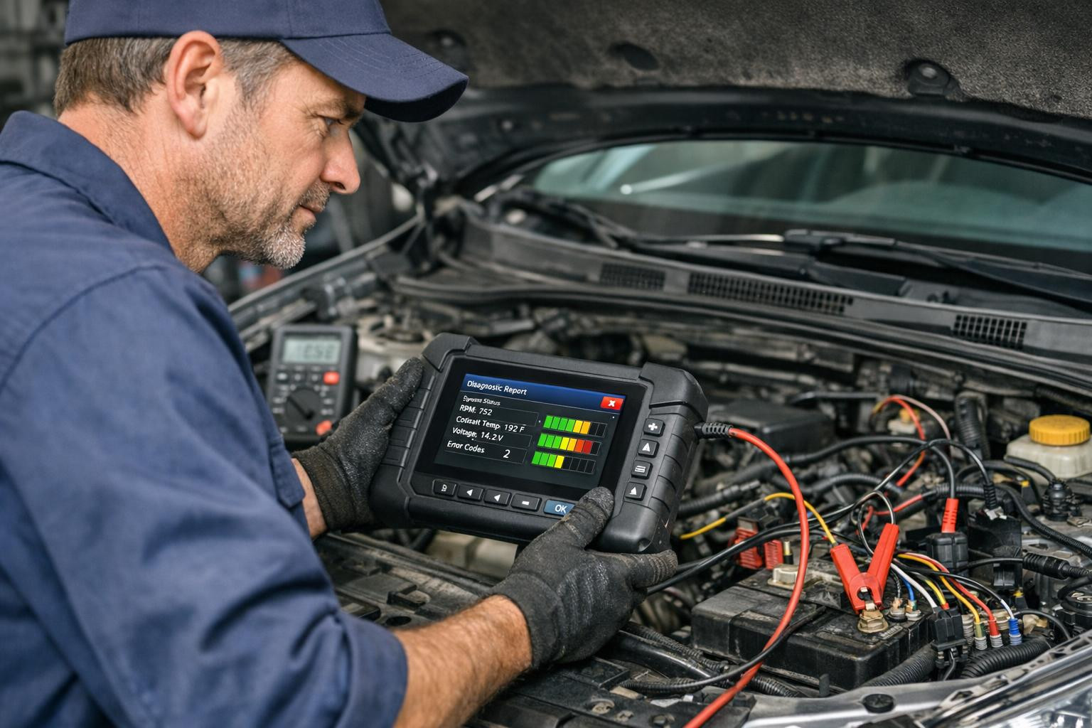 Vehicle diagnostics that restore reliability and reduce stagnations     Vehicle diagnostics  uses modern electronic tools to detect errors quickly and accuratel