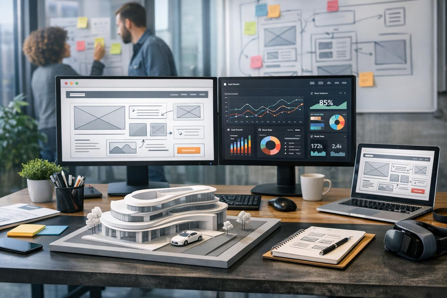 Create clear, customer-centred and measurable digital experience that reduces development costs and accelerates market entry.  Design solutions that combine aes