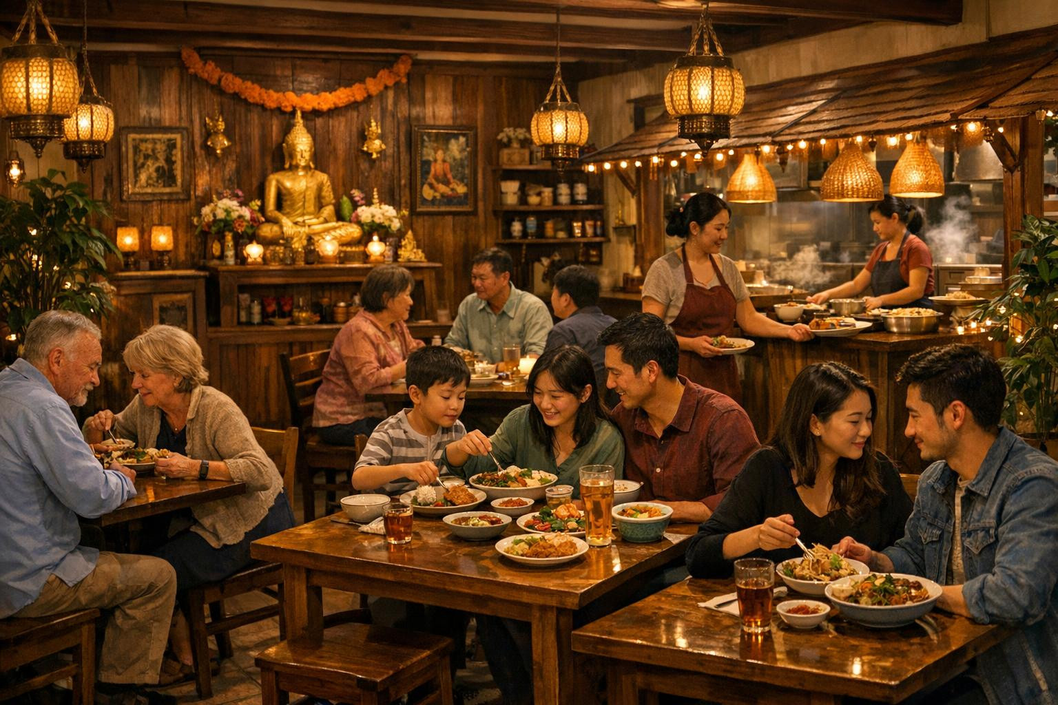 Warm reception and real taste experience: authentic Thai food near     The local eating   invites you to discover the rich world of Thai cuisine, where each pla