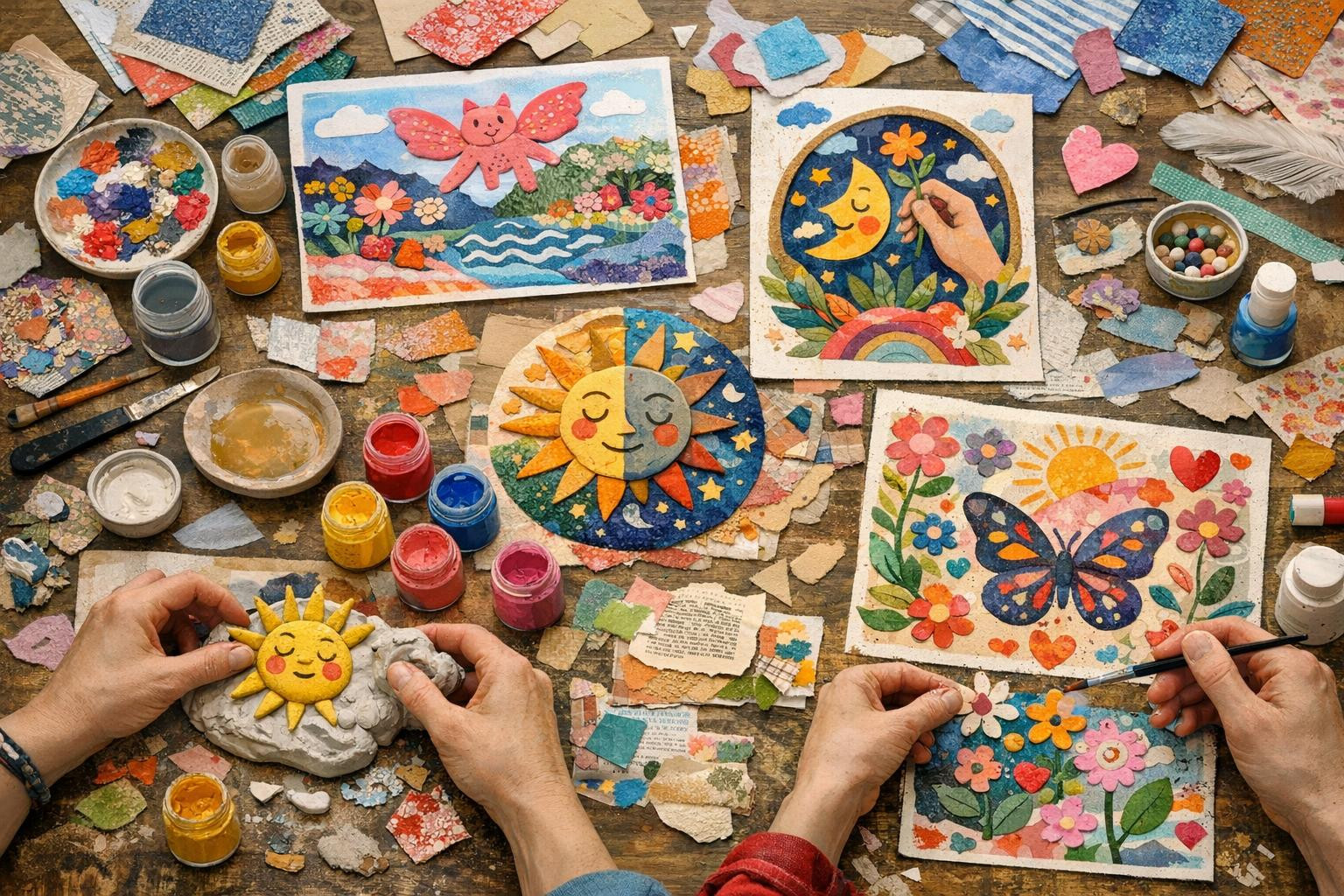 Practical creative practice that liberates self-expression    Visual creative   offers handy art workshops and guided exercises that support creativity, reduce 