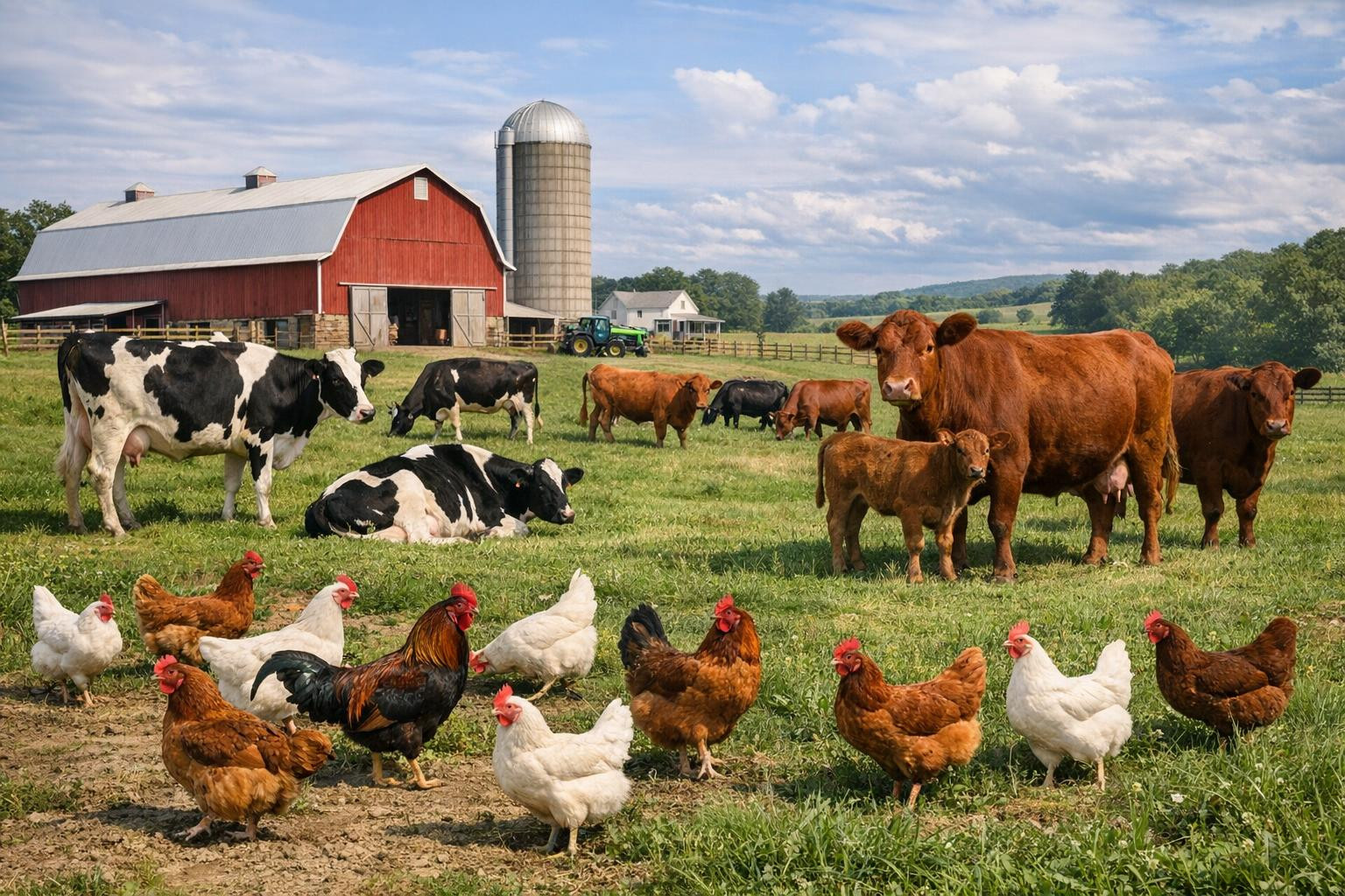 Miscellaneous livestock farming  provides a more stable economic basis for the farm, better animal welfare and faster adaptation to market changes. A combined a