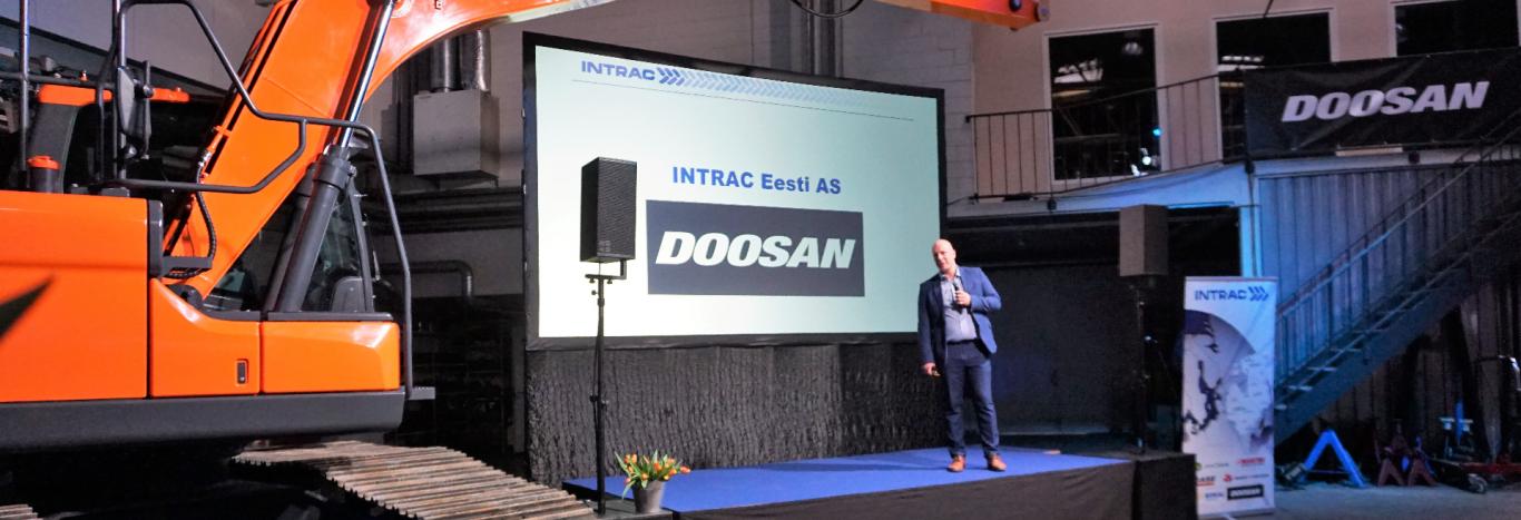 Ehitustehnika müügis maailma kuuendal kohal oleva kaubamärgiga Doosan esinduslepingu sõlminud Intrac loodab lähima viie aasta jooksul võita 20-25% Eesti ehitust