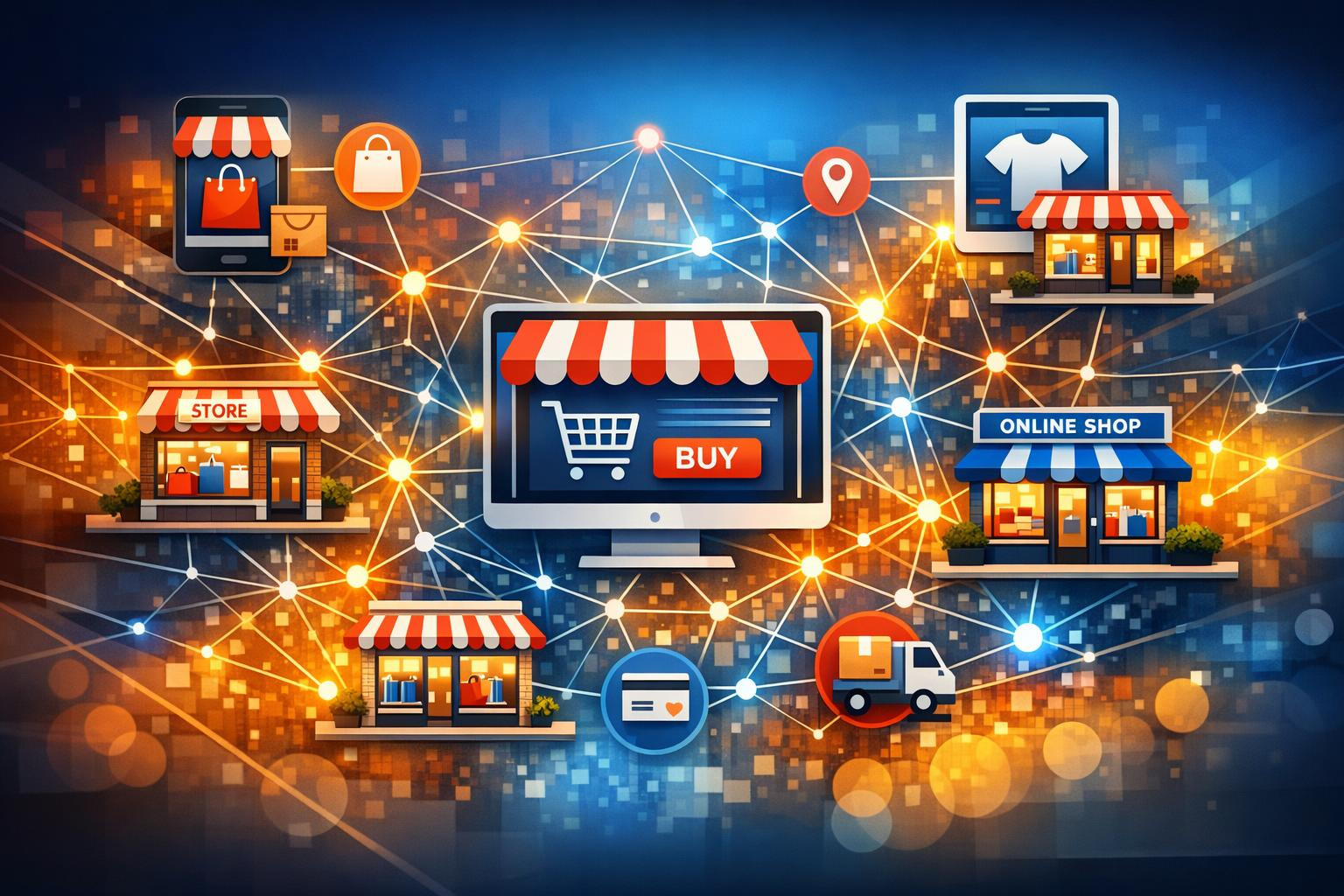 Commerce mediation  creates a shortcut between sellers and buyers by integrating products with the best online shops, e‐places and retail channels. The purpose 