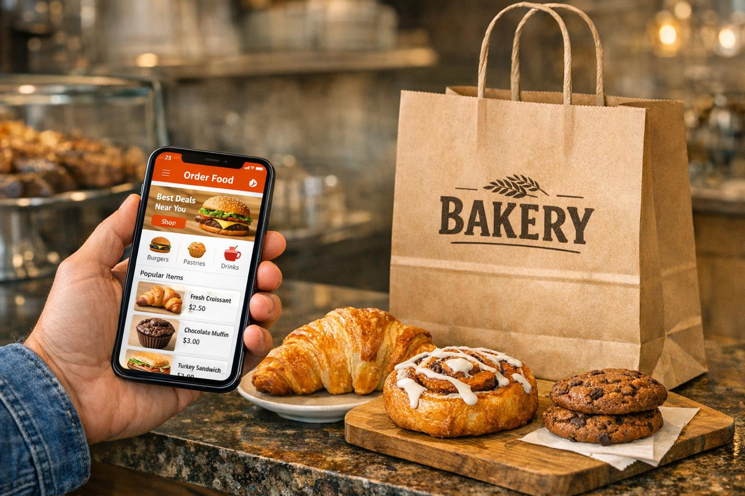 A comfortable online shop offers fresh bakery products and a wide ...