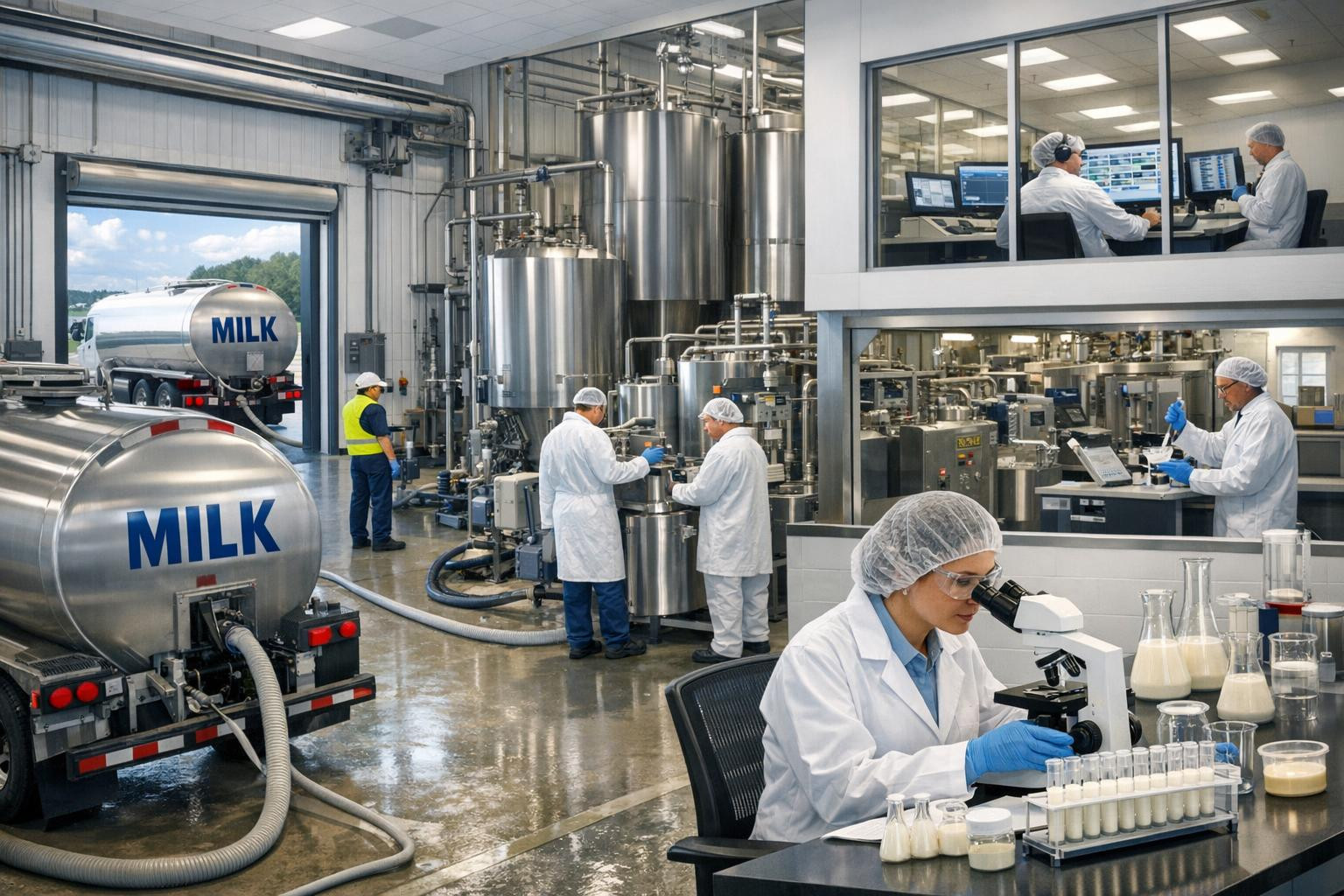 A comprehensive milk treatment solution that enhances quality and profitability    < Milk processing  requires precision, reliability and strict control mech