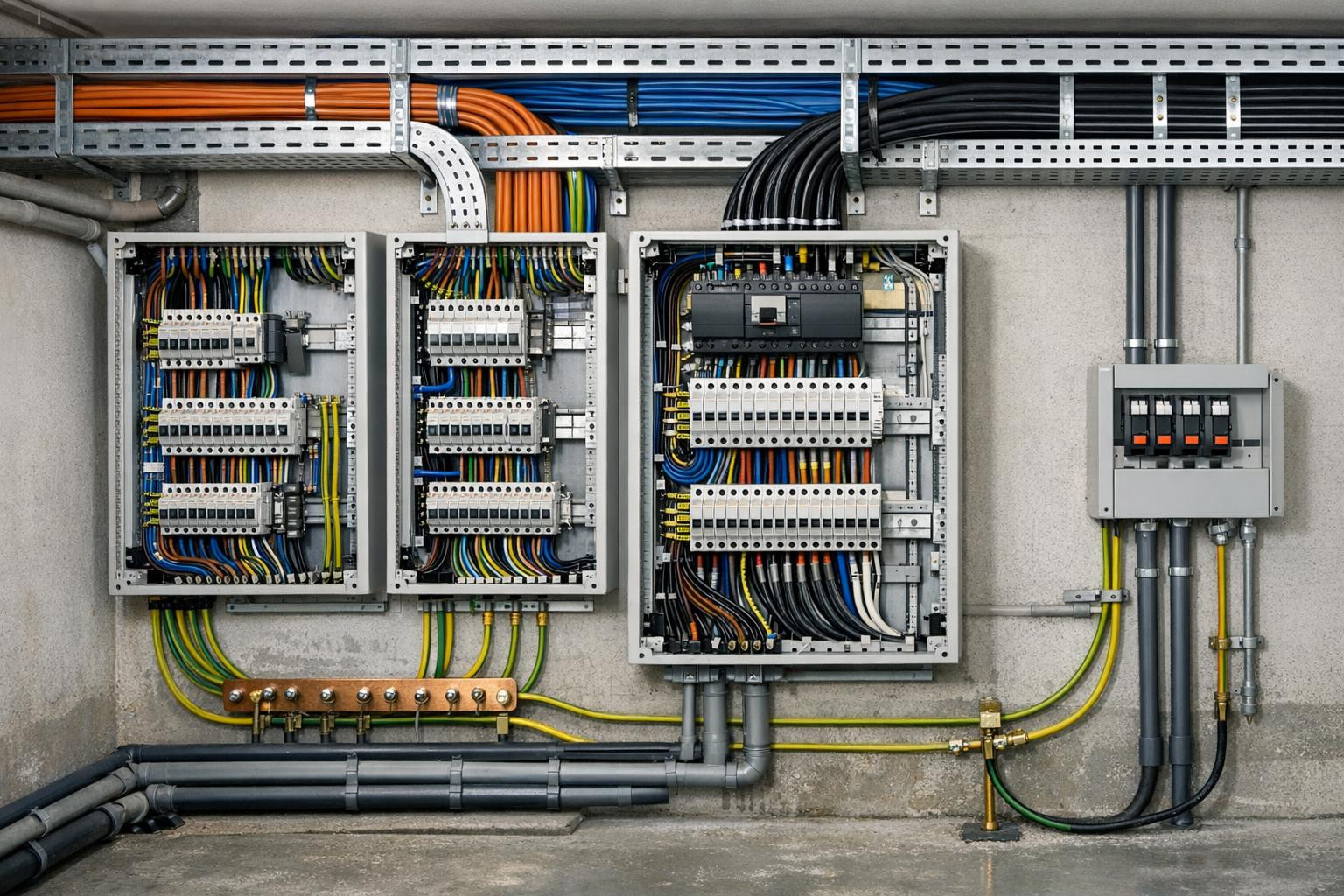 Strong electrical infrastructure starts with correctly installed shields and protections    The installation  of electrical shields and distribution panels ensu