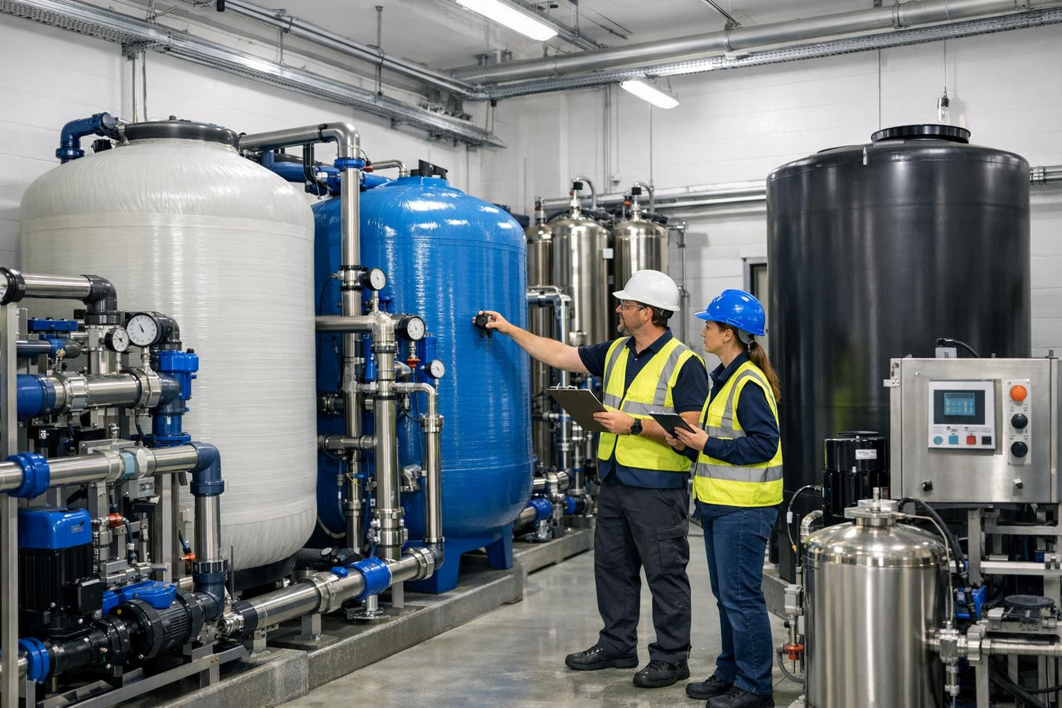 Full water quality management for each site Water treatment combines ...