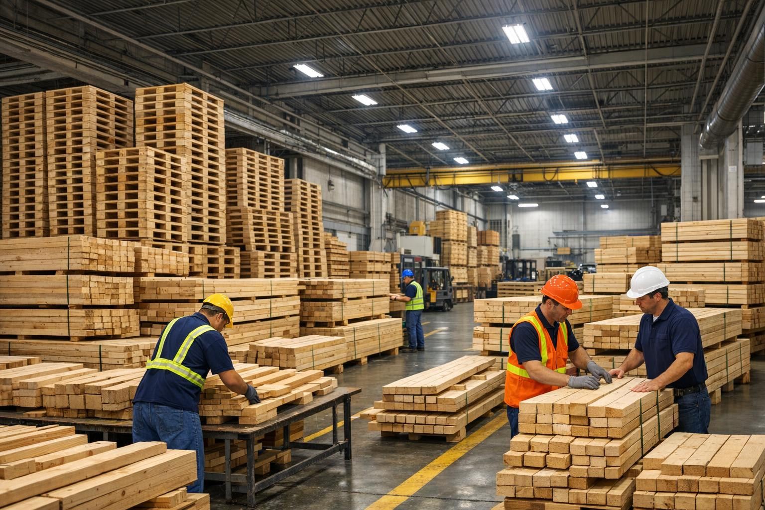 A complete wooden base solution   offers a combination of production, refurbishment and material equipment that simplifies the ordering process and reduces supp