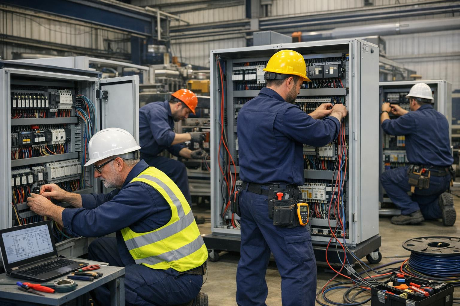 Industrial automation  ensures fluidity of production, reduces stoppages and improves the reliability of equipment. The solutions offered include the design, in