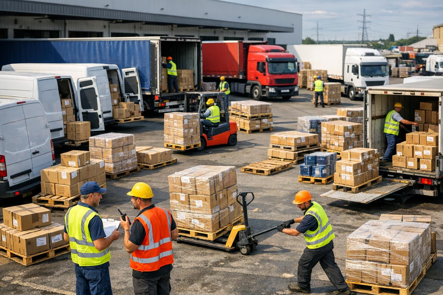 The healthy supply chain begins with smart road logistics     The full service of road logistics  combines express parcels, FTL and LTL transport, as well as co