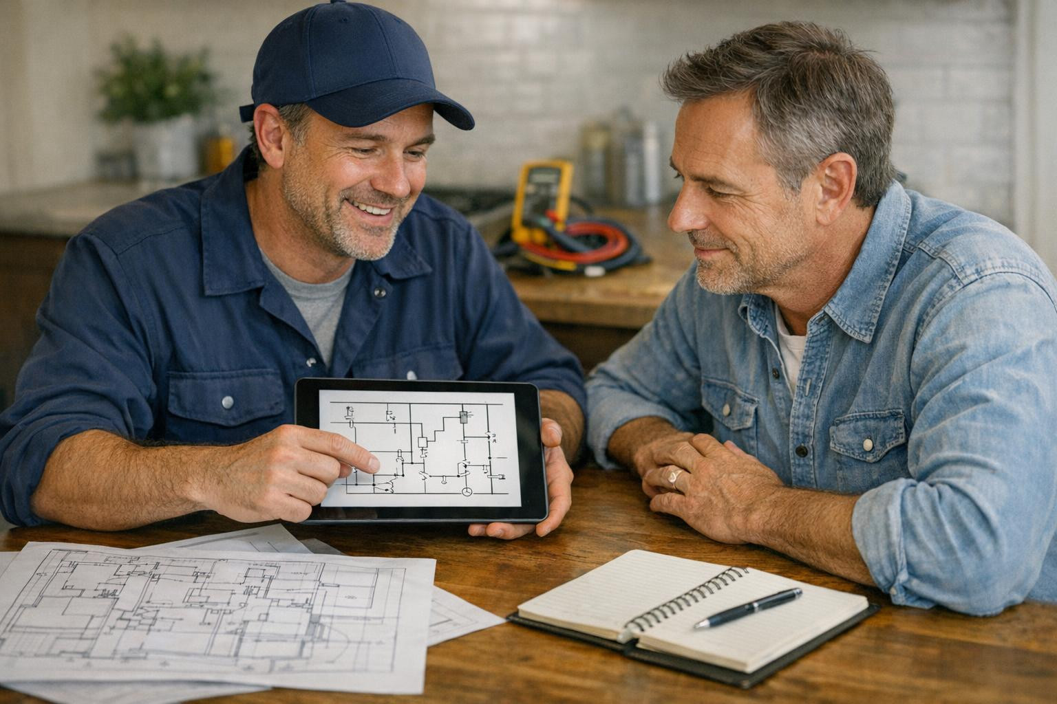 Clear management of electrical works - practical consultation and documented action plan    Electric consultation  provides professional  advice  and practical 