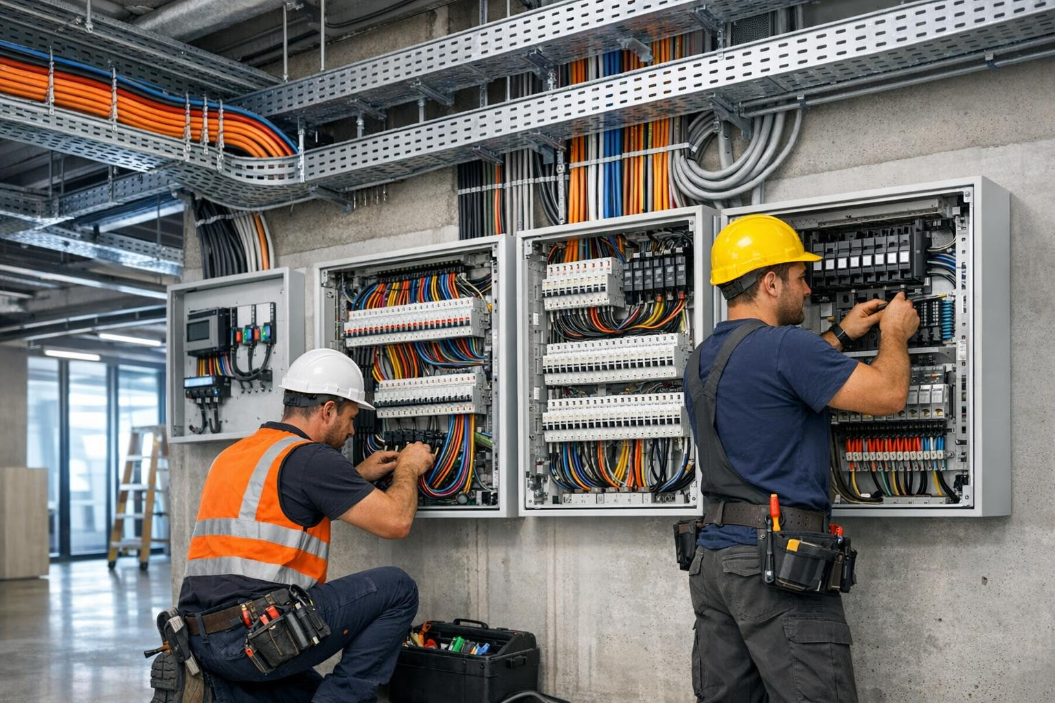 Precise and compatible electrical installation that keeps projects in a schedule     Complete electrical installation for new constructions and renovation proje
