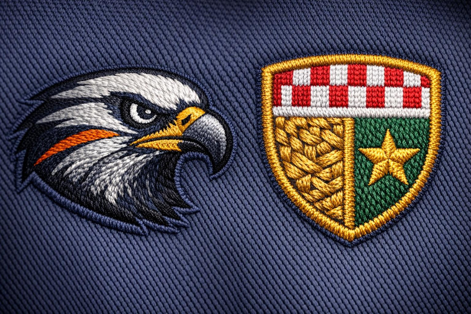 Paint and woven emblems: which makes the brand visible     Paint   and   woven emblems  give the clothing texture, depth and long-term durability, which is ofte