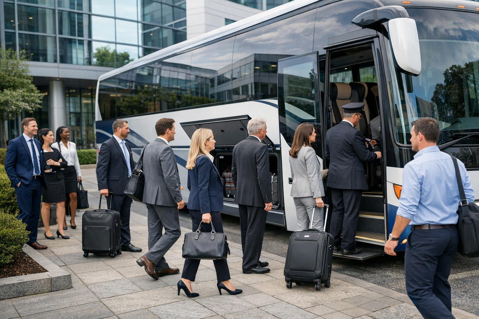 Employee transport  makes it easy, safe and cost-effective to get to work and organize events on a daily basis. Focusing on  business transport  needs, the solu