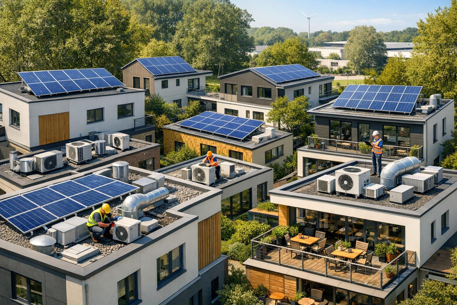 Tervislik siseruum, madalamad kulud ja puhtam energia 
  Energiasäästlikud soojus- ja päikeseenergiaplahendused  ühendavad kütte, jahutuse, ventilatsiooni ja ta