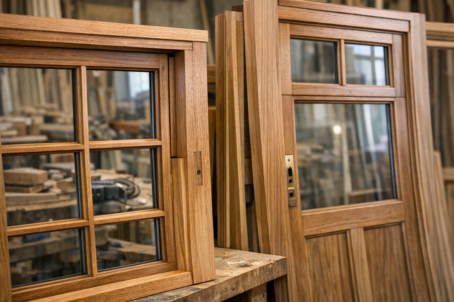 Strong, beautiful and heat-resistant - wooden windows and doors that operate for decades     Wood window production  and   Wood production  focuses on quality, 