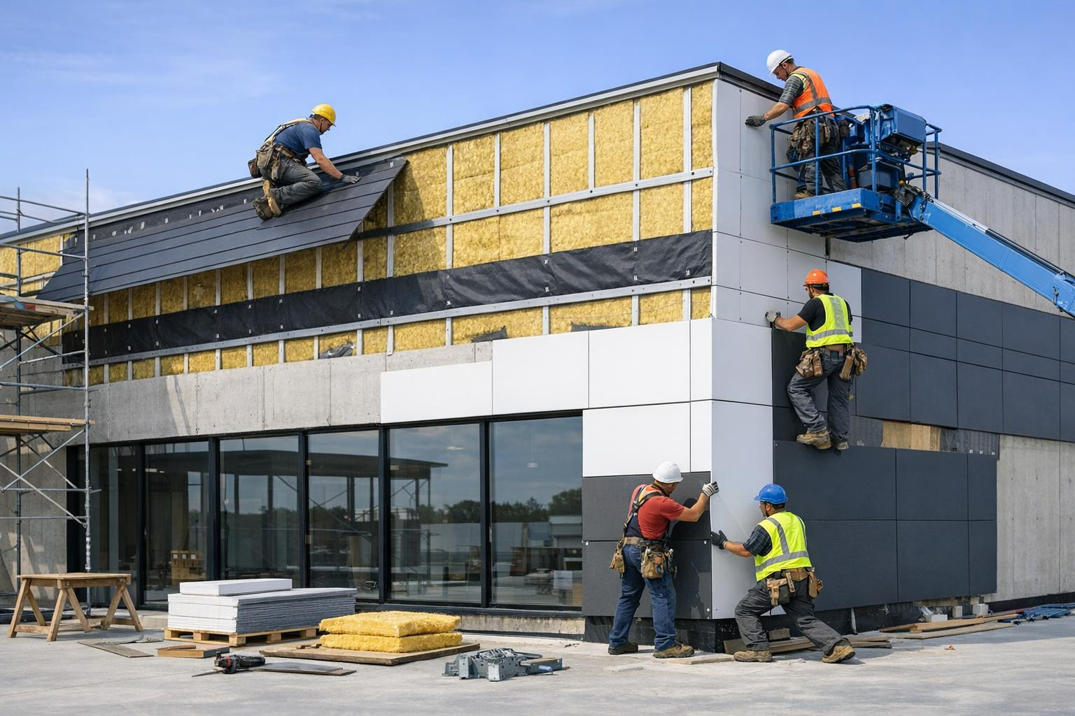 Energy and weatherproofing starts with reliable construction.  Strong roof and protective facade ensure lower energy costs, better indoor climate and long-term 