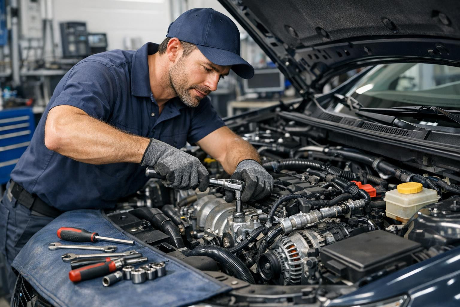 Engine repair and maintenance ensure that the car works smoothly, ...