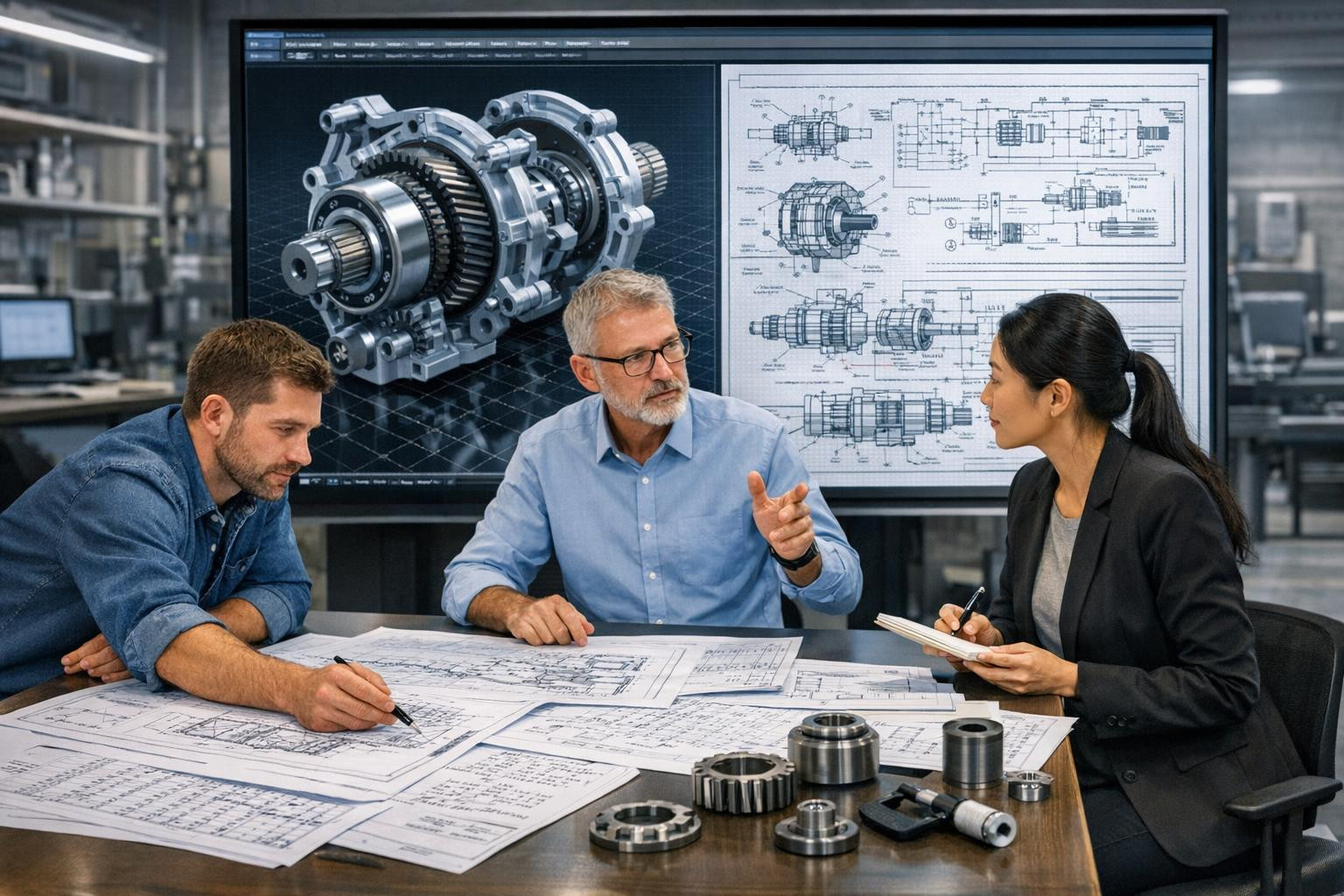 Inter-technical design  creates a clear path from the idea of a workable and safe product: from the original concept to the final design documentation and maint