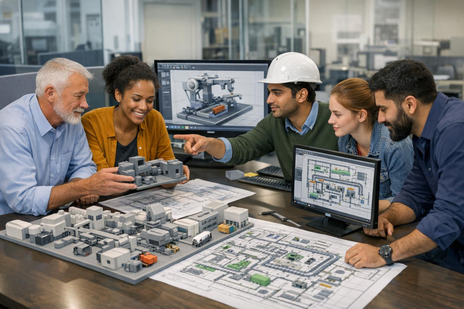 What is the core     Full solution from engineering design to integration of systems  combines machine design, construction strength calculations and process op