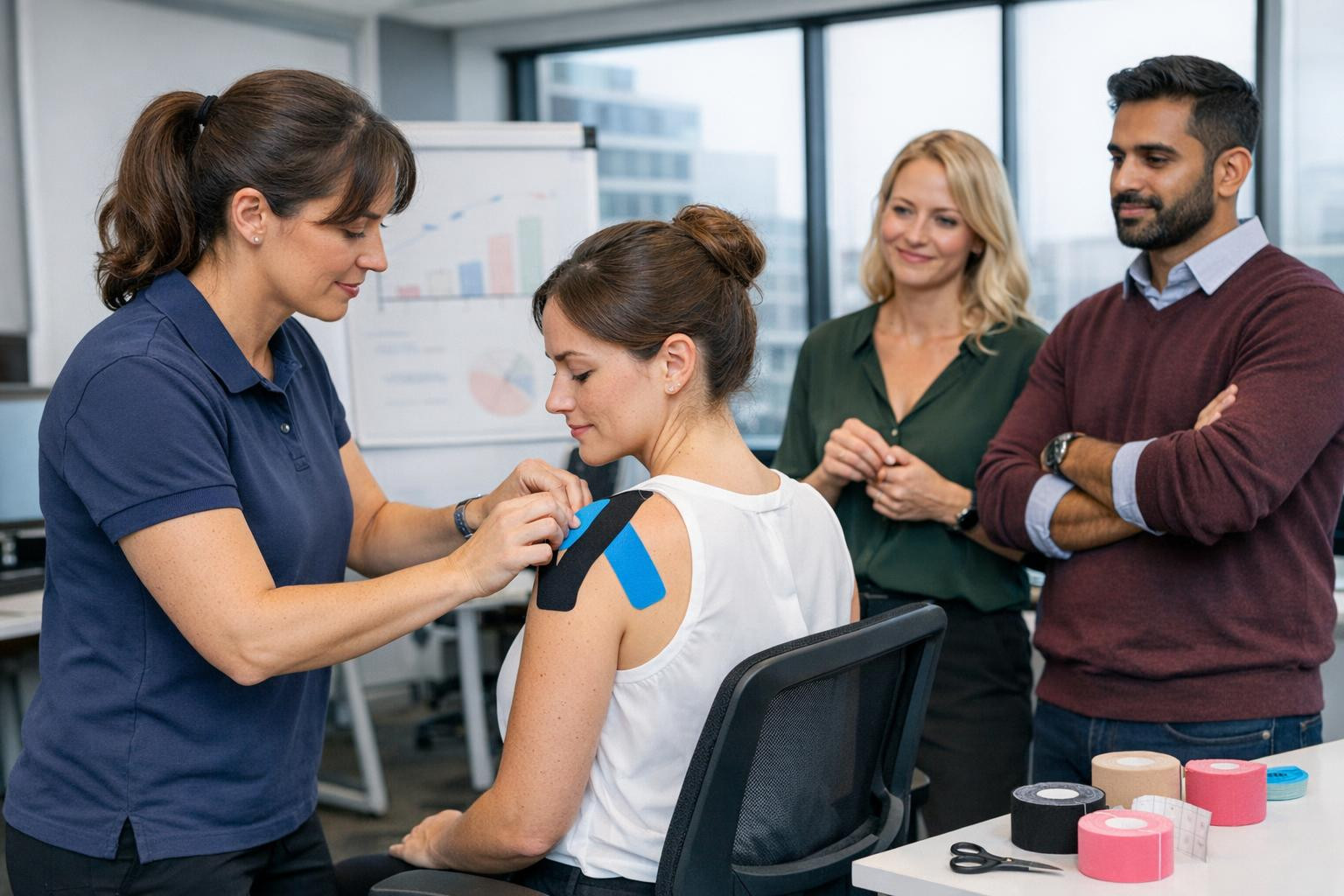 Kohapealne kinesioteipimine ja praktiline töökohatreening aitavad ...