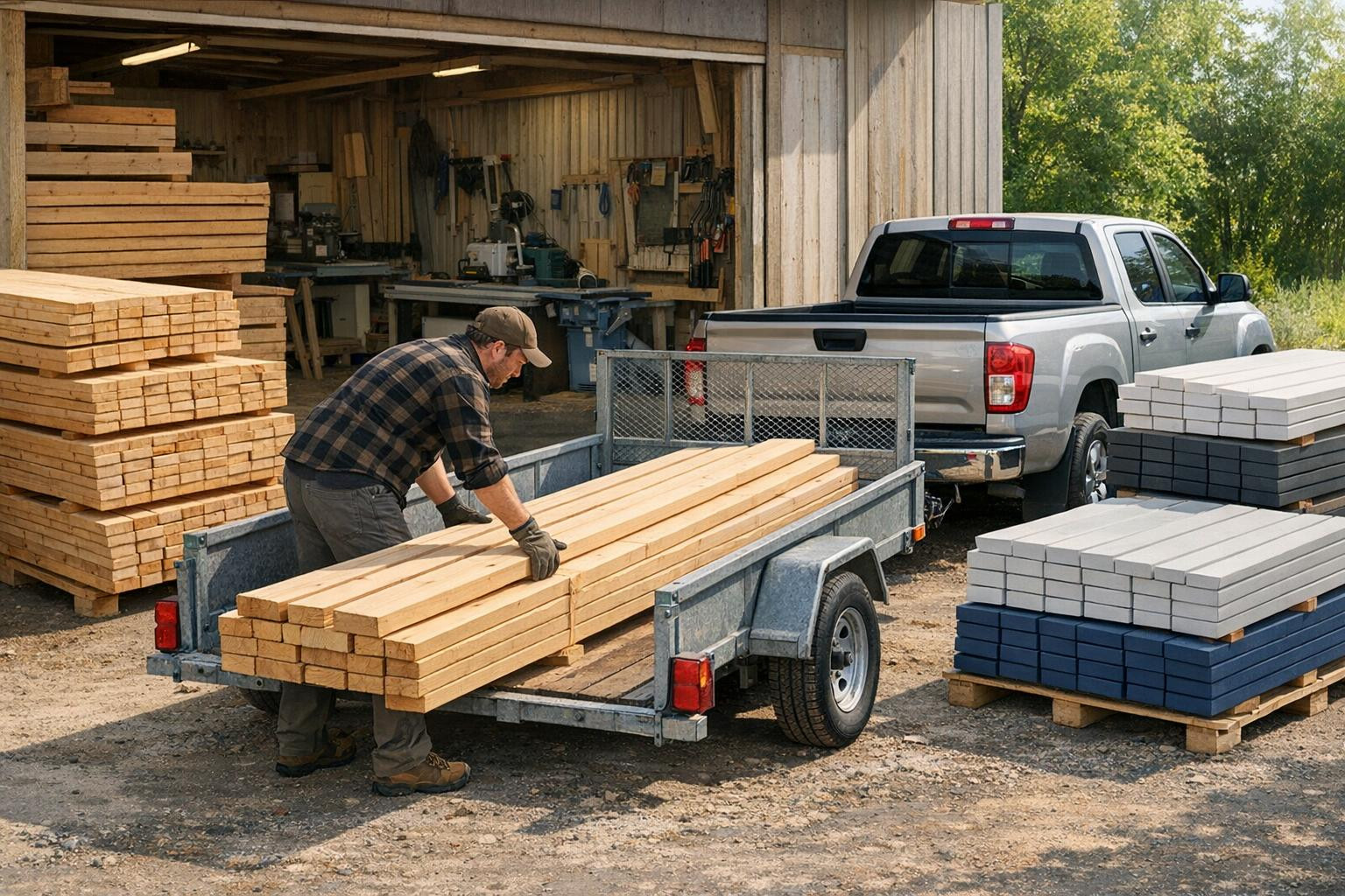 Our company manufactures and supplies timber construction and finishing products directly from production to both private and professional builders and distribu