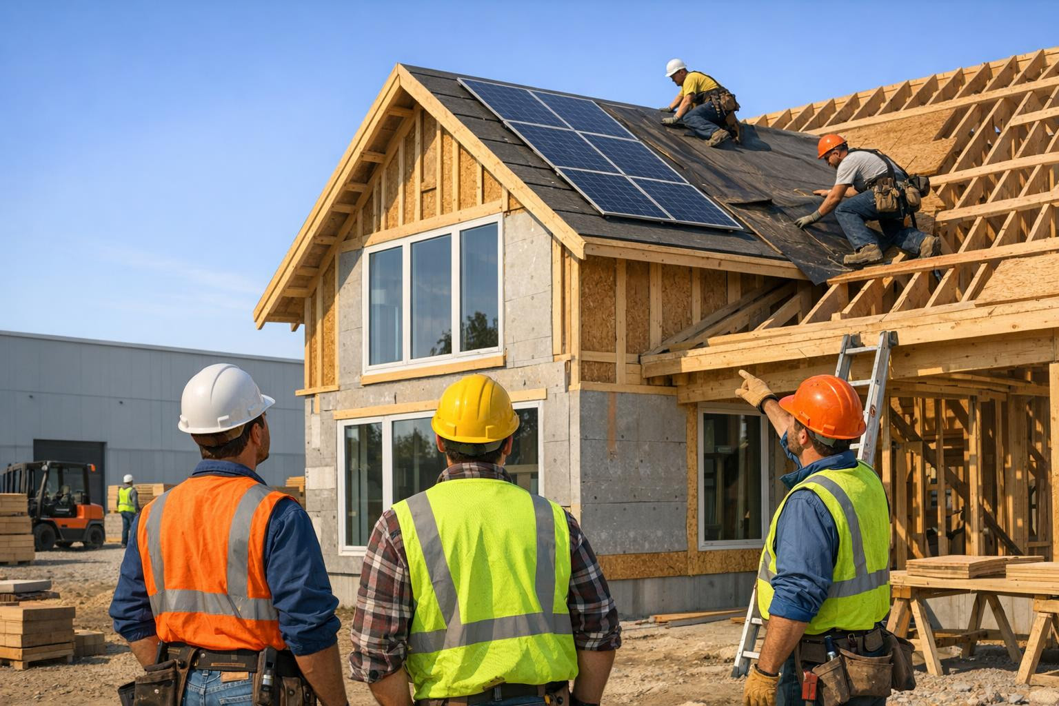 Our company creates practical and long-term construction solutions for both private and business customers, with emphasis on customer needs, correctness and ene