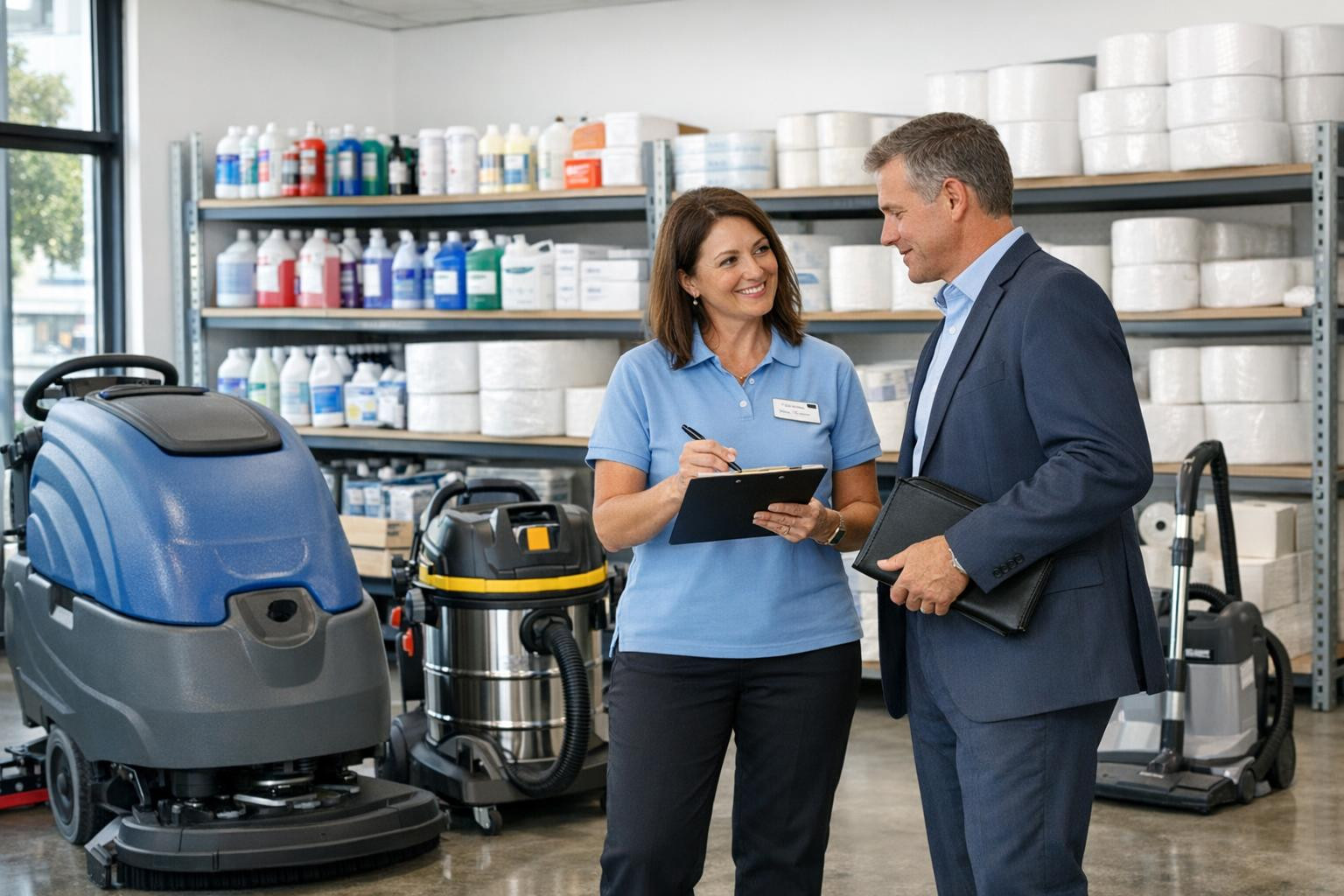 Our main goal is to ensure easy and reliable access to professional and household cleaning accessories. We serve both businesses and private consumers, attachin