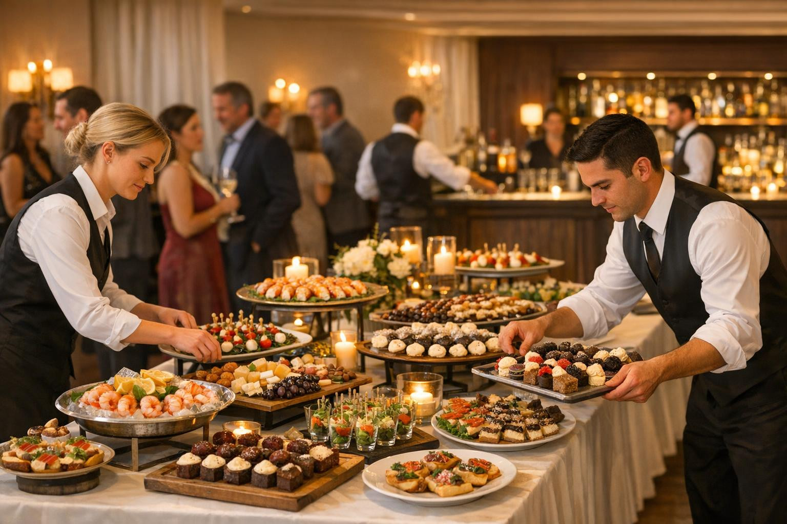 Meie töö seisneb sündmuste õhkkonna ja külaskogemuse hooldamises läbi läbimõeldud toidu ja teeninduse. Soovime, et korraldajad ja külalised saaksid olla kohal h