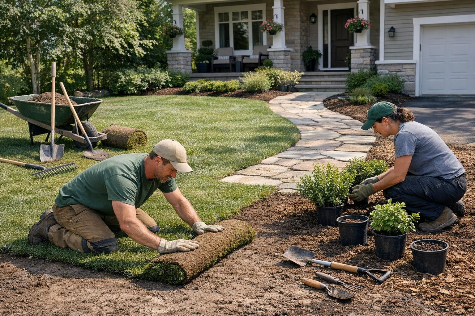 Our goal is to create and maintain outdoor spaces that are safe and comfortable to use. We work with a practical, friendly and reliable approach, so that the fr