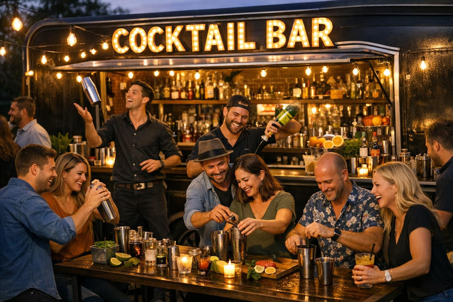 Our company brings to events professional bar service and experienced cocktail experience, giving priority to friendliness, flexibility and creative approach. O